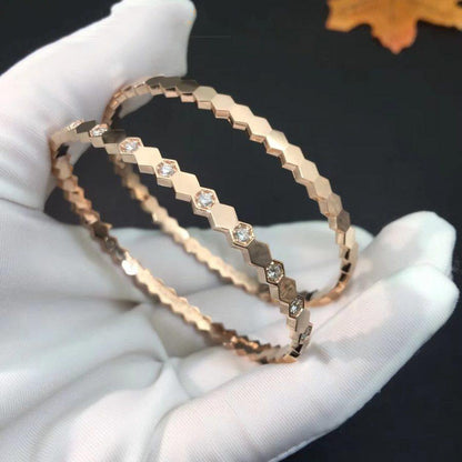 [Rose Tomorrow]BEE LOVE PINK GOLD DIAMOND BRACELET