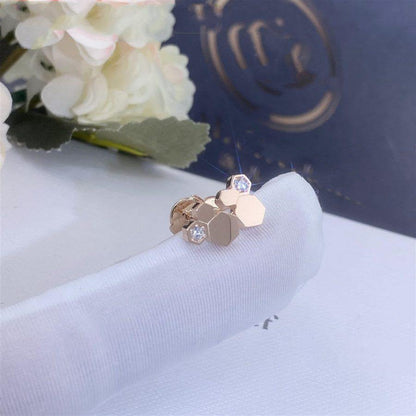 [Rose Tomorrow]BEE LOVE PINK GOLD DIAMOND EARRINGS