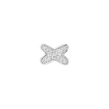 [Rose Tomorrow]JEUX DE SILVER DIAMOND EARRINGS