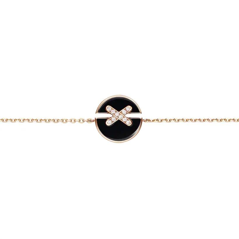 [Rose Tomorrow]JEUX DE BRACELET ONYX PINK GOLD DIAMOND