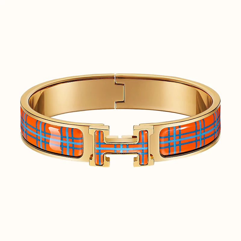 [Rose Tomorrow]H TARTAN BRACELET 12MM