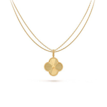 [💎ROSE💎]CLOVER 25MM PEDANT NECKLACE GOLD