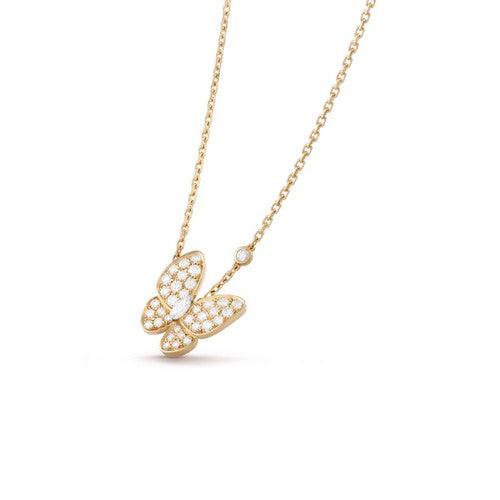 [Rose Tomorrow]BUTTERFLY DIAMOND NECKLACE