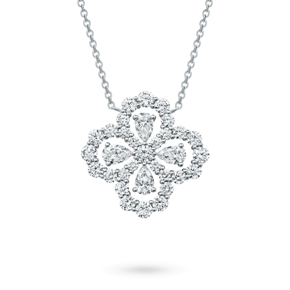 [Rose Tomorrow]LOOP NECKLACE FULL MOTIF DIAMOND 16MM MULTIPLE COLORS