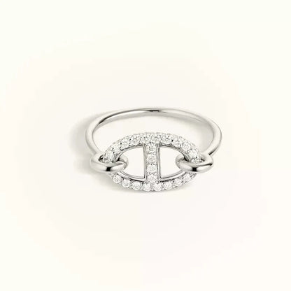 [Rose Tomorrow]RONDE SMALL SILVER DIAMOND RING