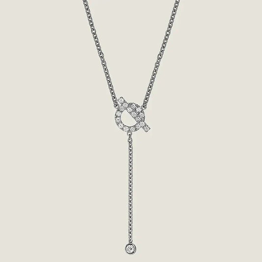 [Rose Tomorrow]FINESSE SILVER DIAMOND NECKLACE