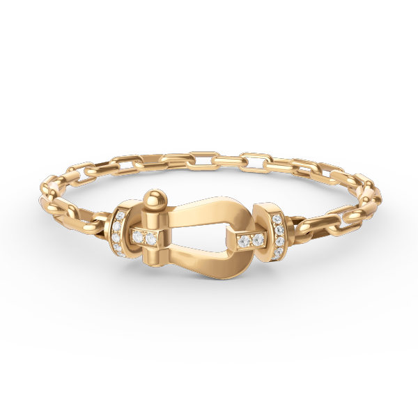 [Rose Tomorrow]FORCE LARGE HORSESHOE CLASP  METAL BRACELET