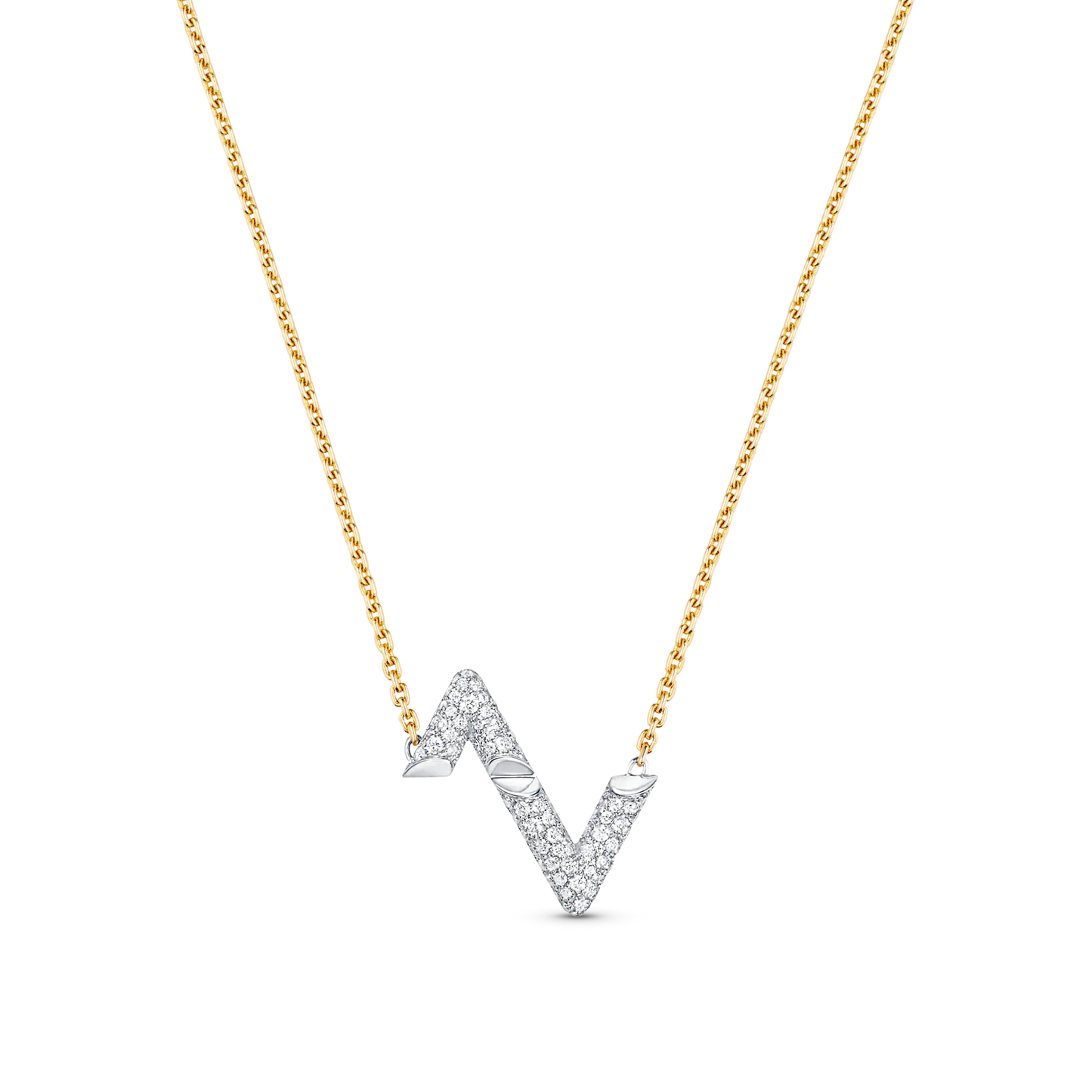 [Rose Tomorrow]VOLT SILVER DIAMOND PEDANT NECKLACE