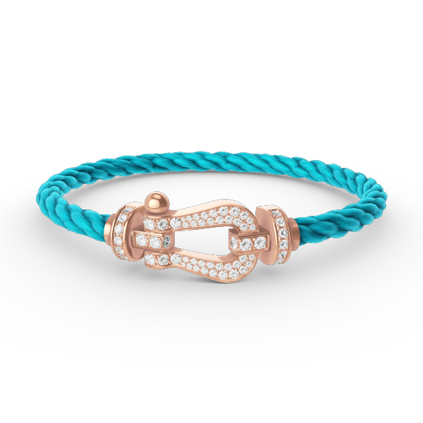 [Rose Tomorrow]FORCE LARGE HORSESHOE FULL DIAMOND BRACELET ROSE GOLD