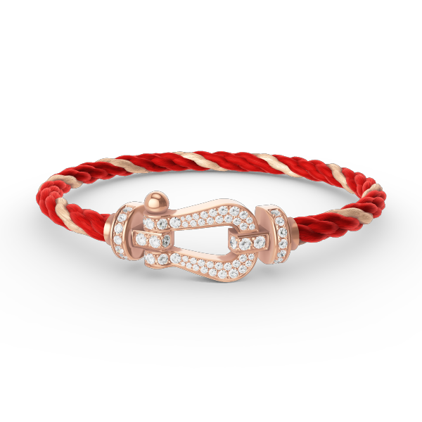 [Rose Tomorrow]FORCE LARGE HORSESHOE FULL DIAMOND BRACELET ROSE GOLD