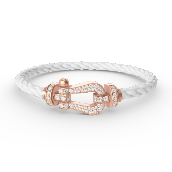 [Rose Tomorrow]FORCE LARGE HORSESHOE FULL DIAMOND BRACELET ROSE GOLD