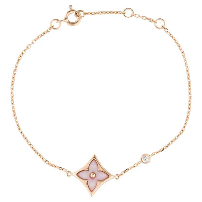 [Rose Tomorrow]STAR 1 DIAMOND PINK GOLD BRACELET