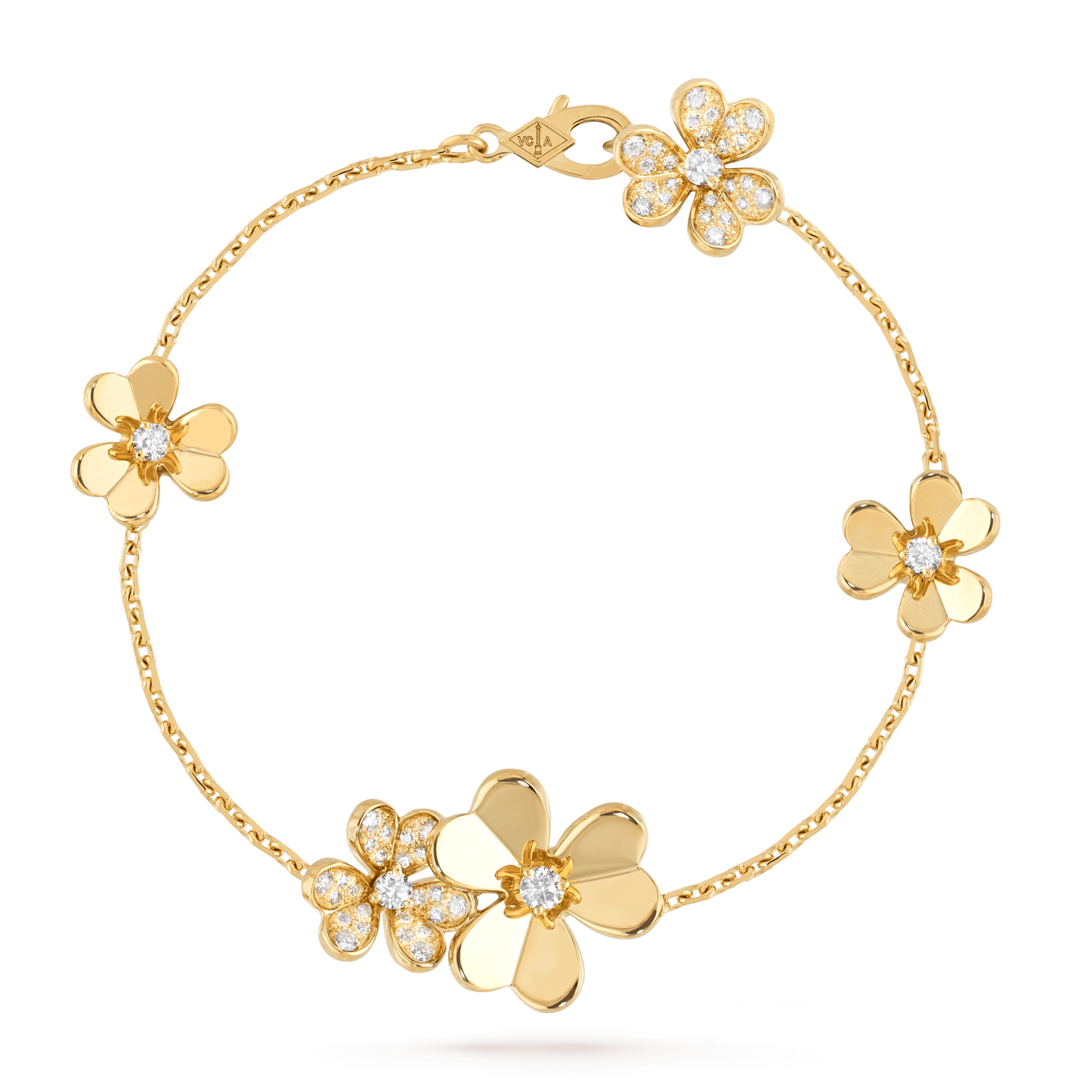 [Rose Tomorrow]FRIVOLE GOLD 5 FLOWERS BRACELET