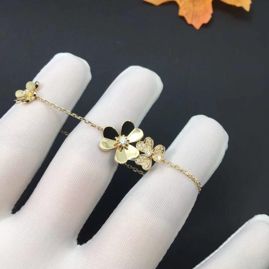 [Rose Tomorrow]FRIVOLE GOLD 5 FLOWERS BRACELET