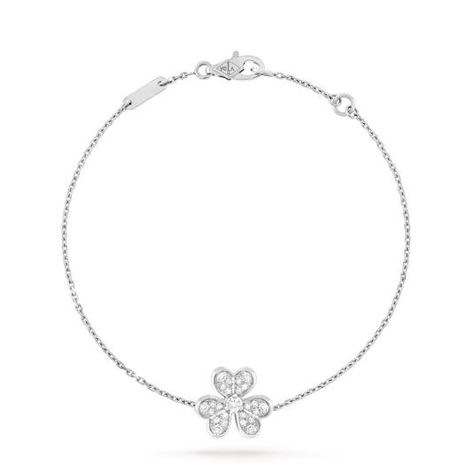 [Rose Tomorrow]FRIVOLE SILVER FLOWER DIAMOND BRACELET