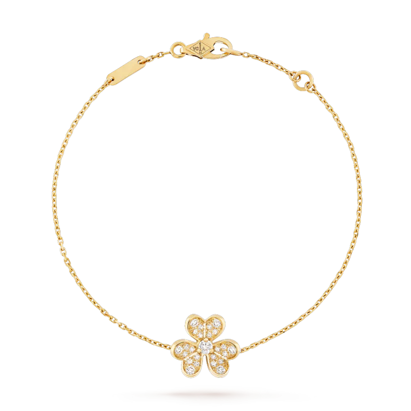 [Rose Tomorrow]FRIVOLE GOLD FLOWER DIAMOND BRACELET