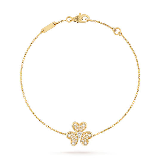 [Rose Tomorrow]FRIVOLE GOLD FLOWER DIAMOND BRACELET