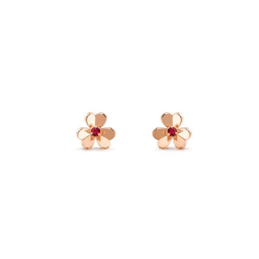 [Rose Tomorrow]FRIVOLE  FLOWER PINK EARRINGS