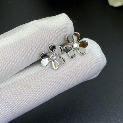 [Rose Tomorrow]FRIVOLE MINI SILVER FLOWER EARRINGS