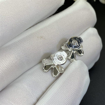 [Rose Tomorrow]FRIVOLE MINI SILVER FLOWER EARRINGS