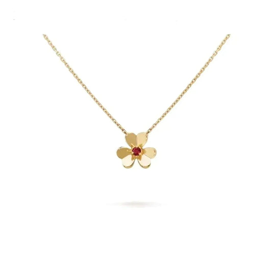 [Rose Tomorrow]FRIVOLE GOLD FLOWER NECKLACE