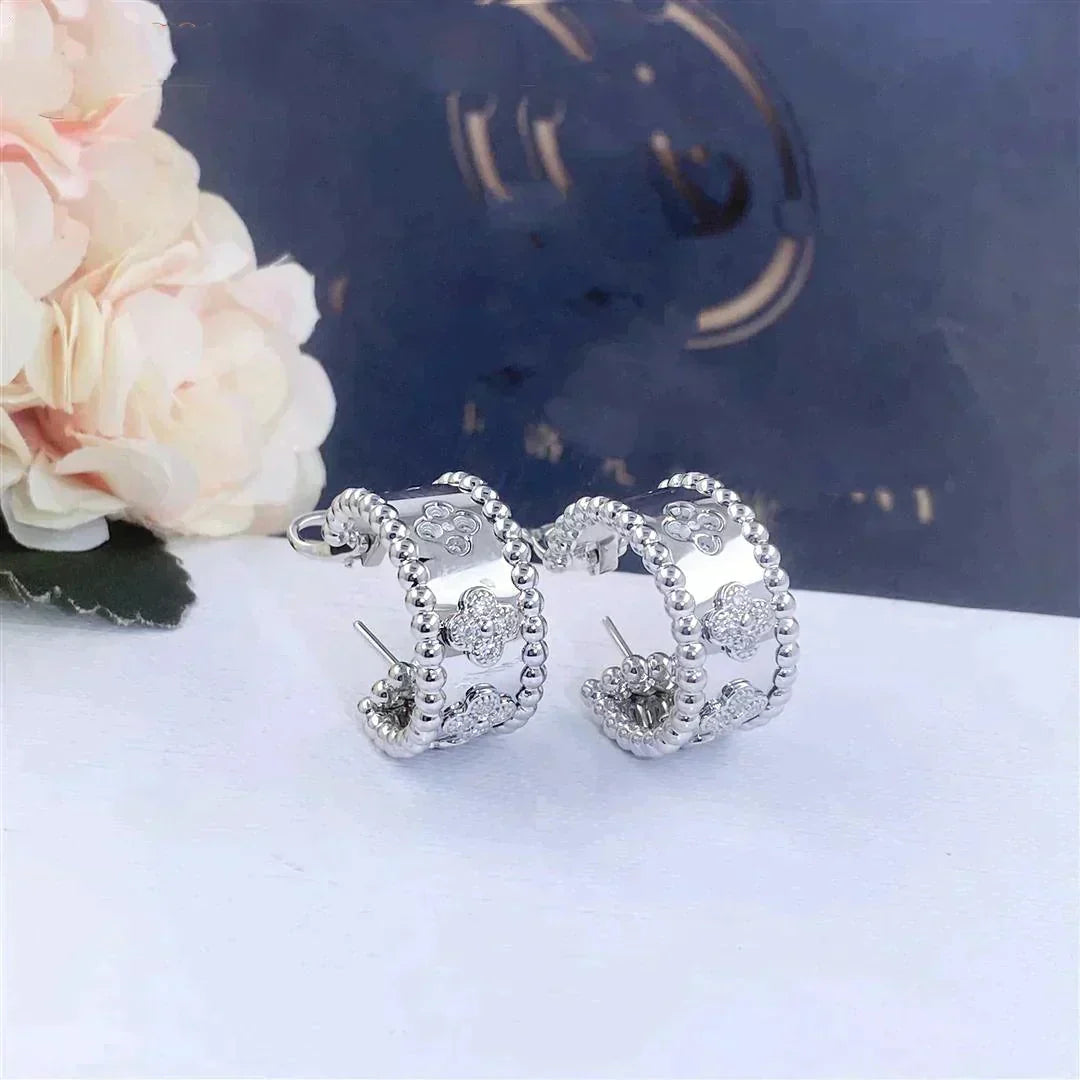 [Rose Tomorrow]PERLEE DIAMOND EARRINGS