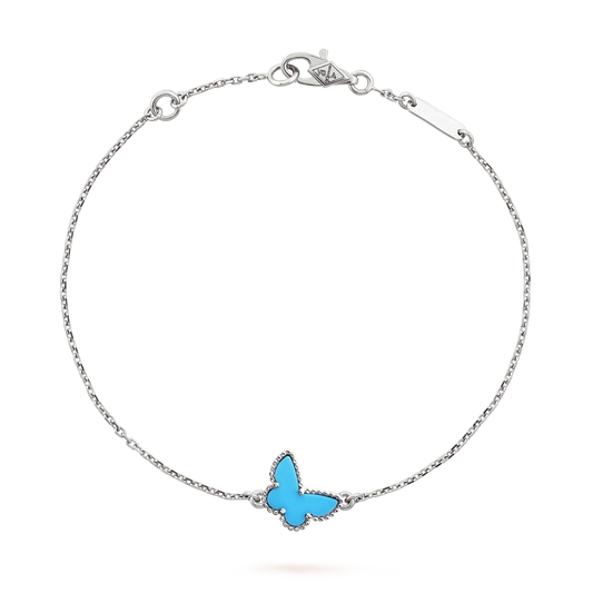 [Rose Tomorrow]BUTTERFLY TURQUOISE BUTTERFLY BRACELET SILVER