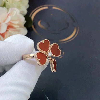 [Rose Tomorrow]SWEET CLOVER CARNELIAN RING